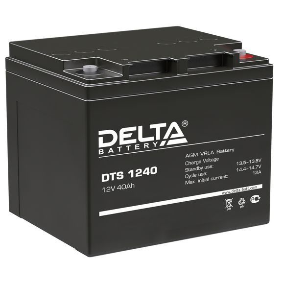 Asterion DTS Deep Cycle Battery 12V 40AH
