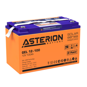 Asterion Gel Battery 12V 100AH