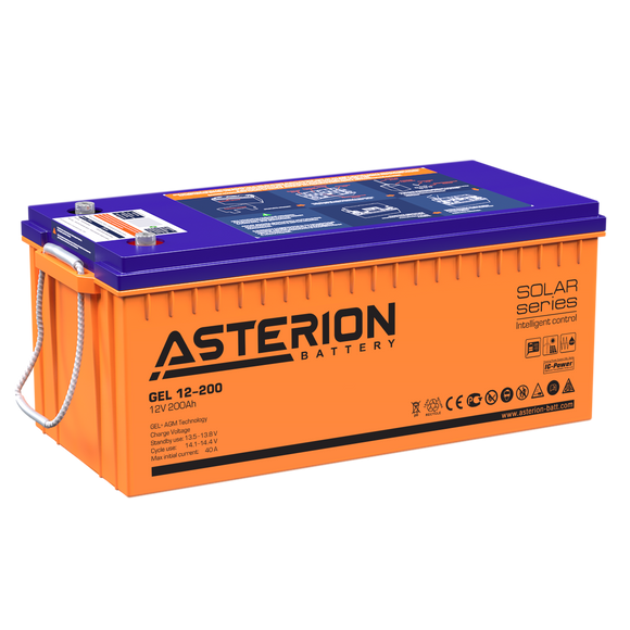 Asterion Gel Battery 12V 200AH