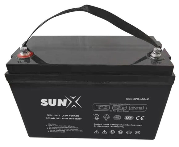 SunX - Deep Cycle 200ah 12v Gel/AGM Battery