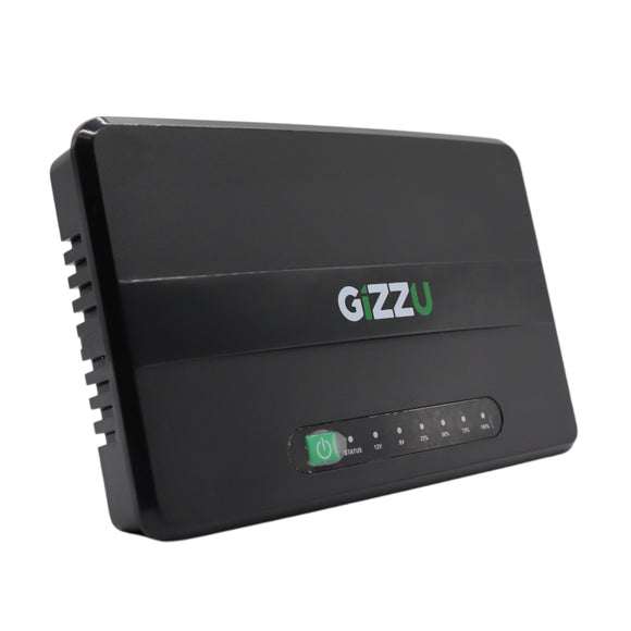 GIZZU 30W 32Wh 8800mAh Mini DC UPS – Black - NM-Tech.co.za