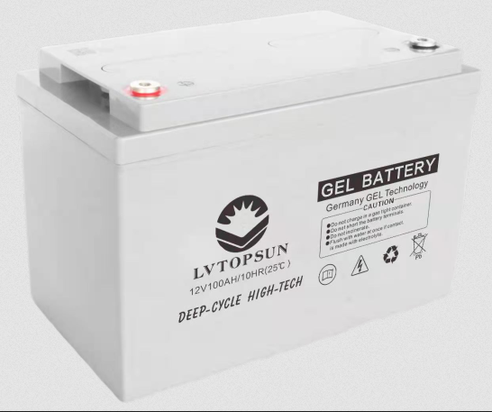 LVTOPSUN - Deep Cycle 100ah 12v Gel Battery