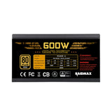 Raidmax Cobra Pro 600W Gold Modular PSU