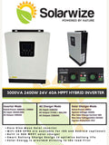 3Kva 24V Solarwize Hybrid inverter – Built in 40A MPPT